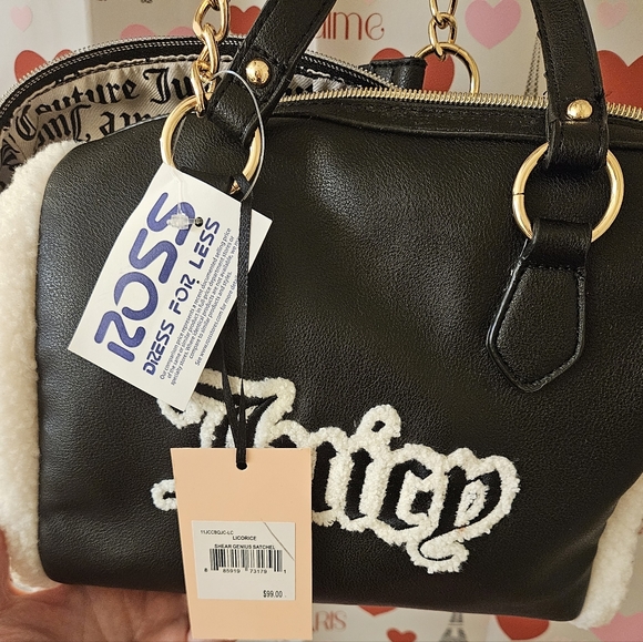 Juicy Couture Licorice Shear Genius Satchel - Picture 2 of 8